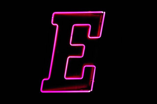 Letter E